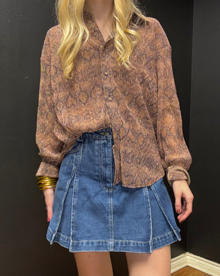 The Rory Denim Skort