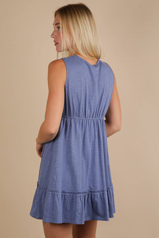 Dolly V-Neck Mini Dress