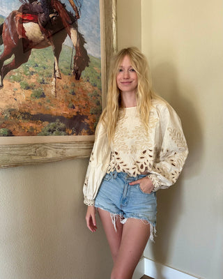 The Charlie Eyelet Blouse