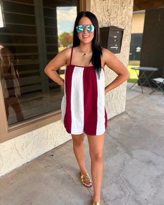 Striped Romper