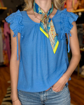 Ruffle Sleeve Blouse