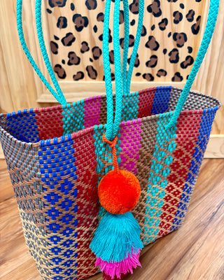 Handwoven Tote Bag - Multi