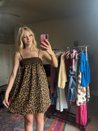 Leopard Mini Dress
