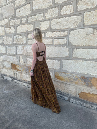 Fall Floral Maxi Dress