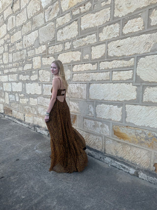 Fall Floral Maxi Dress