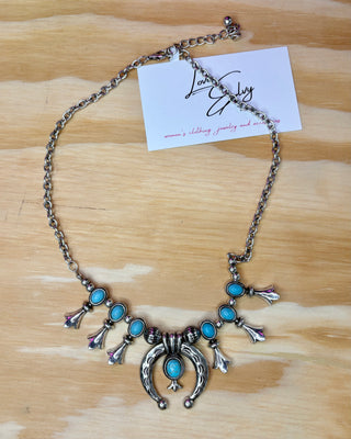 Chain Squash Blossom Necklace