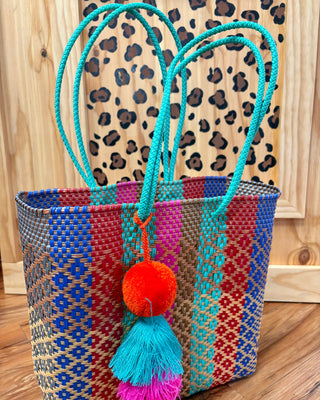 Handwoven Tote Bag - Multi