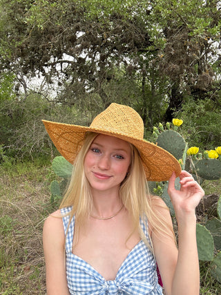 Tan Straw Sunhat