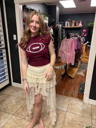 Football Sweater Top