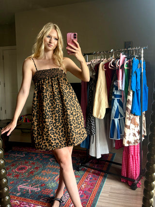 Leopard Mini Dress