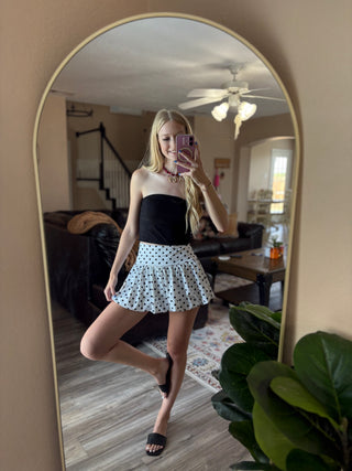 Polka Dot Bubble Skirt