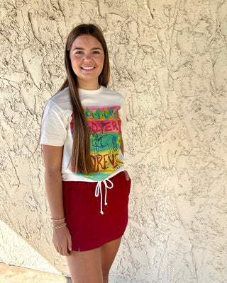 Crimson Skort