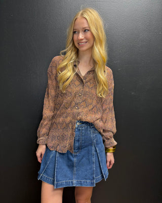 The Rory Denim Skort
