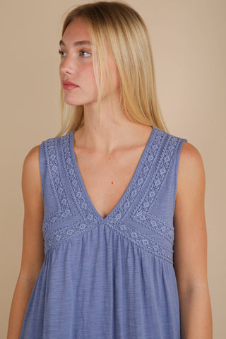 Dolly V-Neck Mini Dress