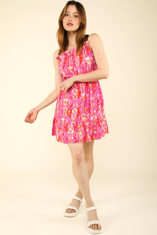 Louella Multi Color Printed Mini Dress